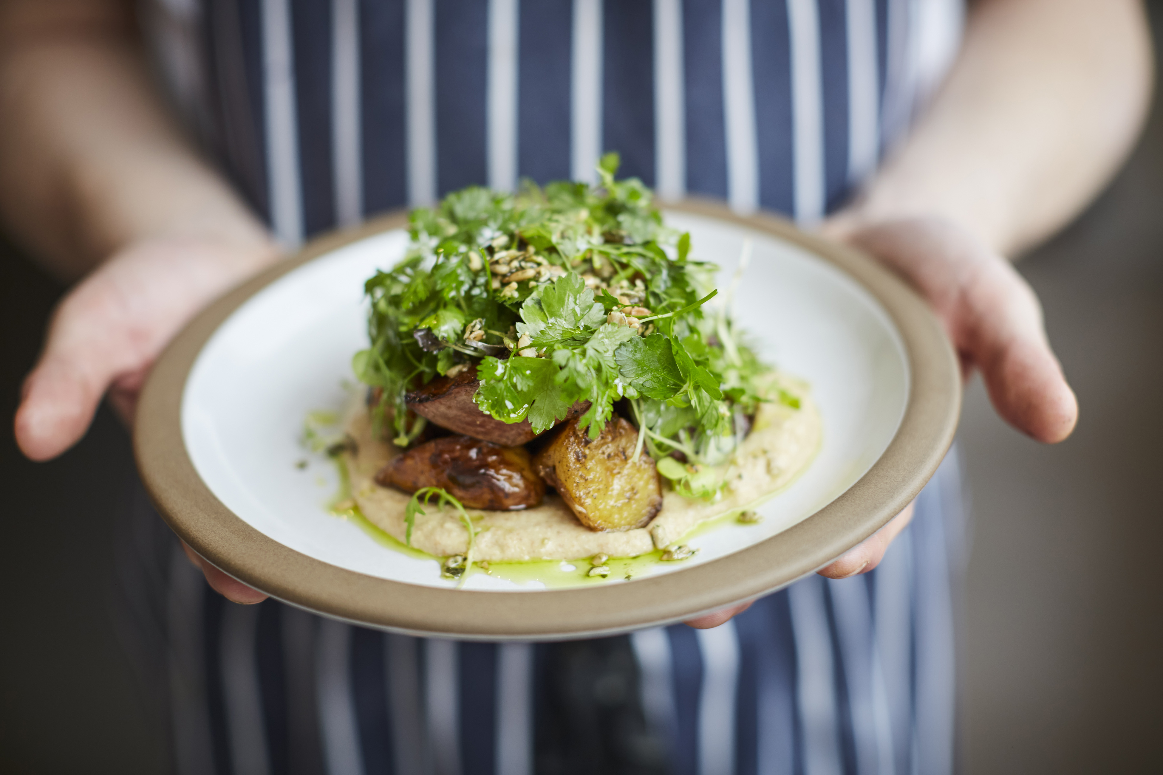 Hangi Root Veg dish from Ozone Coffee