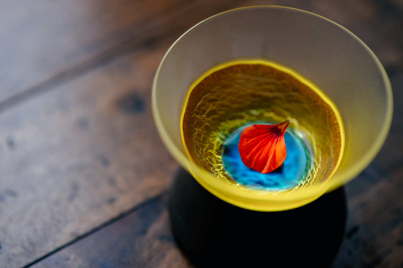 Beautiful food dish at Walled Gardens Underground Restaurant