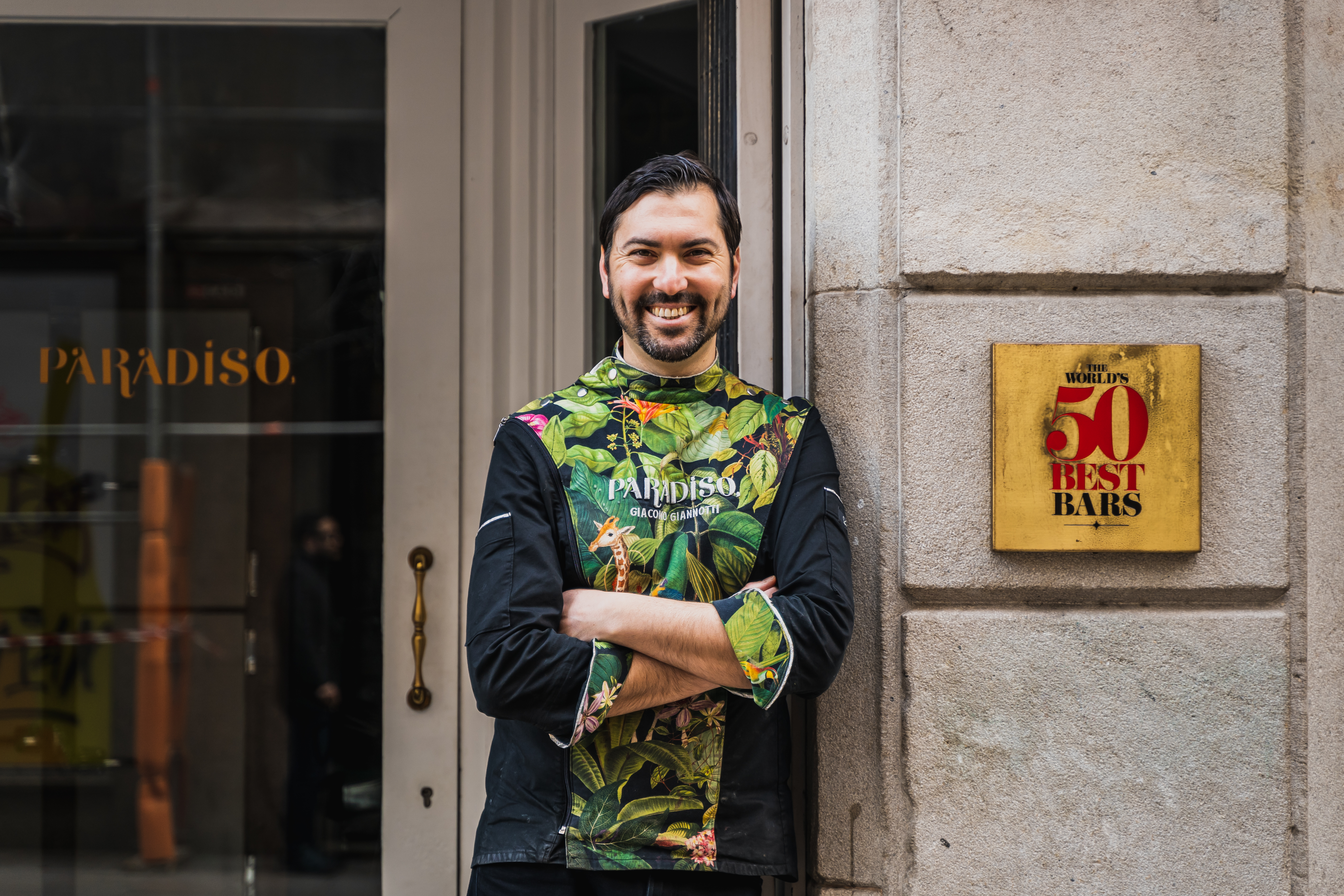 Giacomo from Paradiso Sustainability Summit in doorway