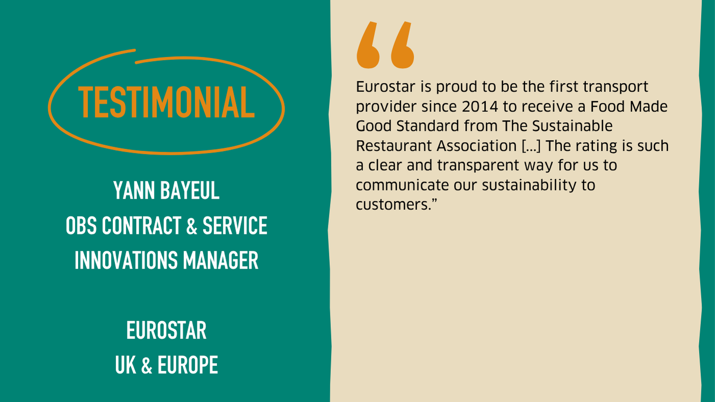 Testimonial graphic from Eurostar