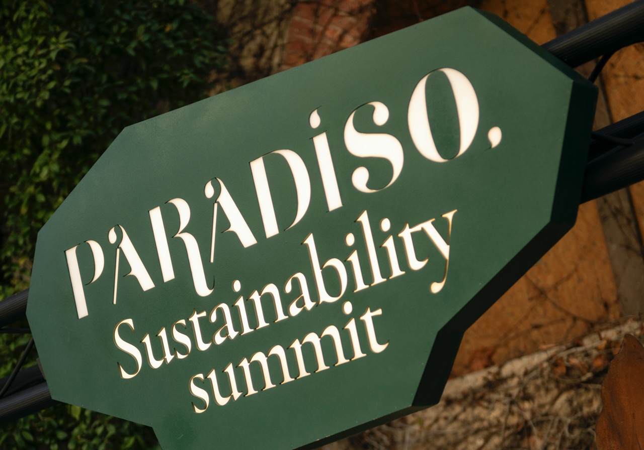 Green sign for Paradiso Sustainability Summit