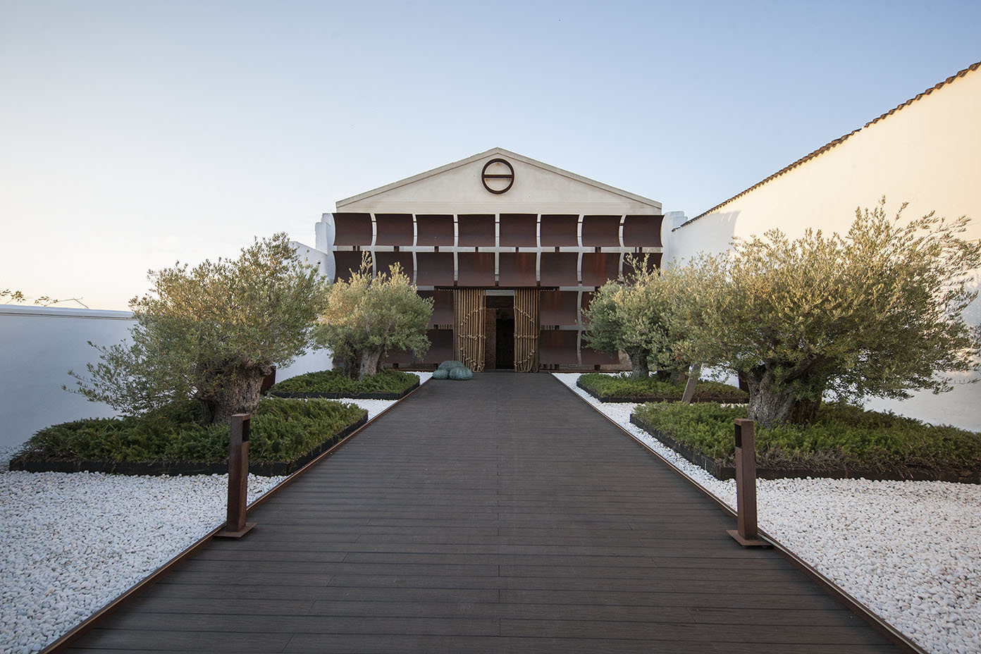 Entrance to Aponiente restaurant in Cadiz