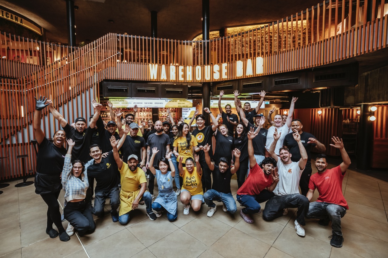 Group shot of people from KERB+ at Warehouse Bar