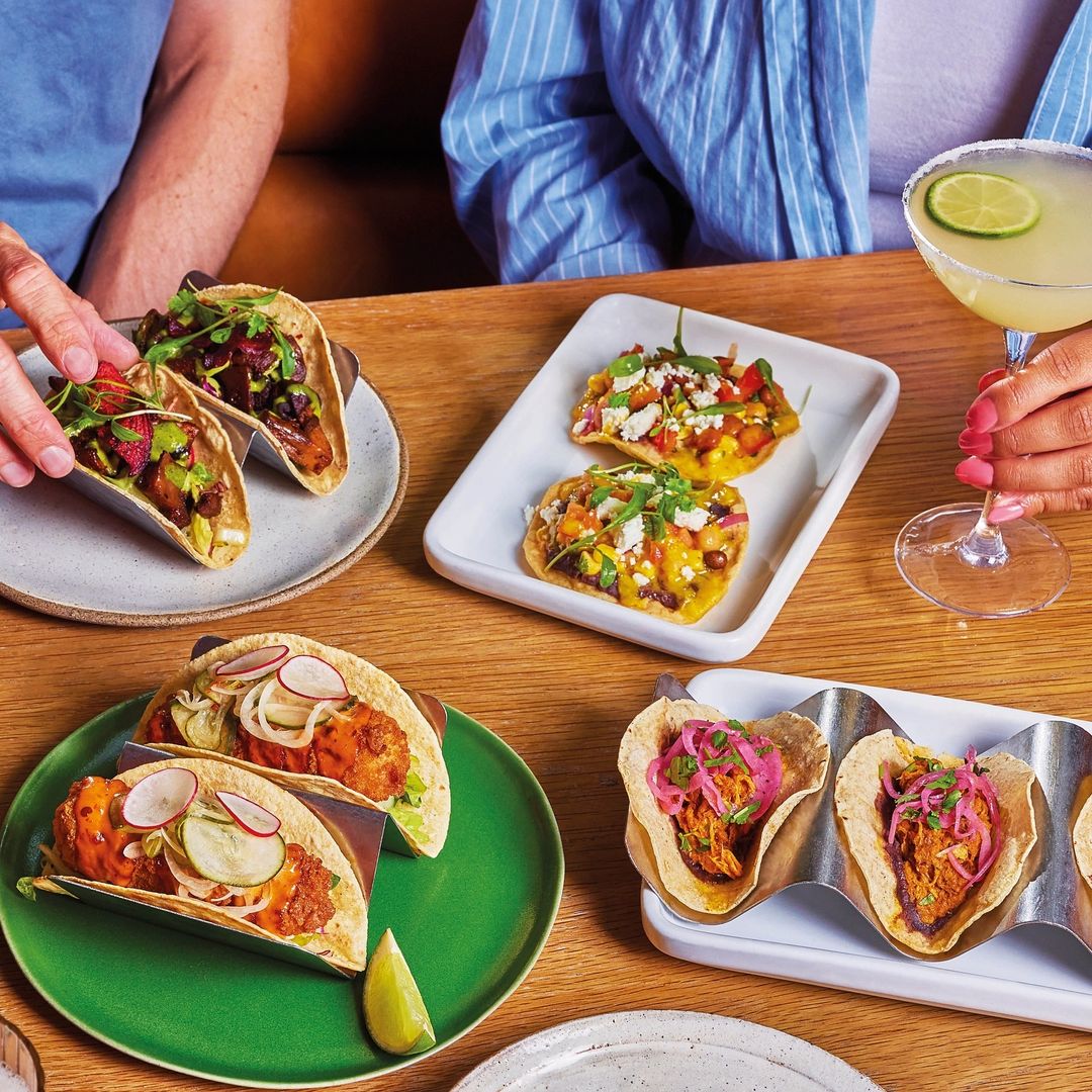 Selection of tacos at Wahaca