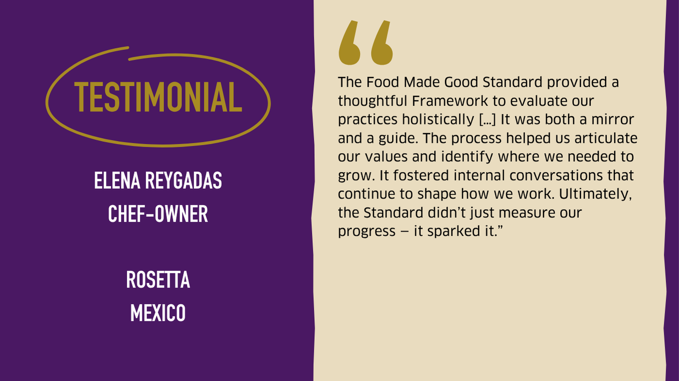 Testimonial graphic from Rosetta