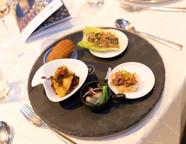 Group of dishes served at Food Made Good Hong Kong Awards