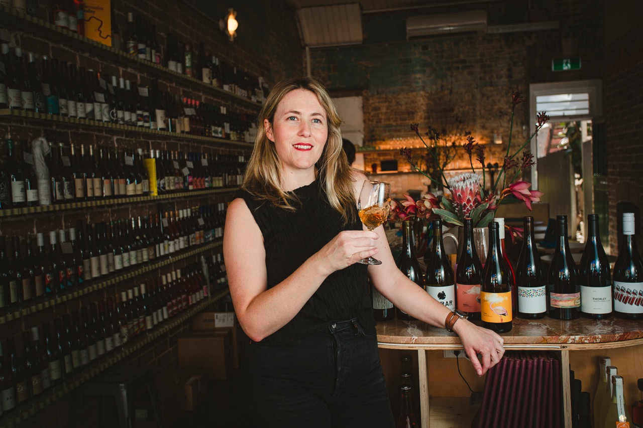 Amelia Birch of Famelia wine bar, Newtown, New South Wales, Australia
