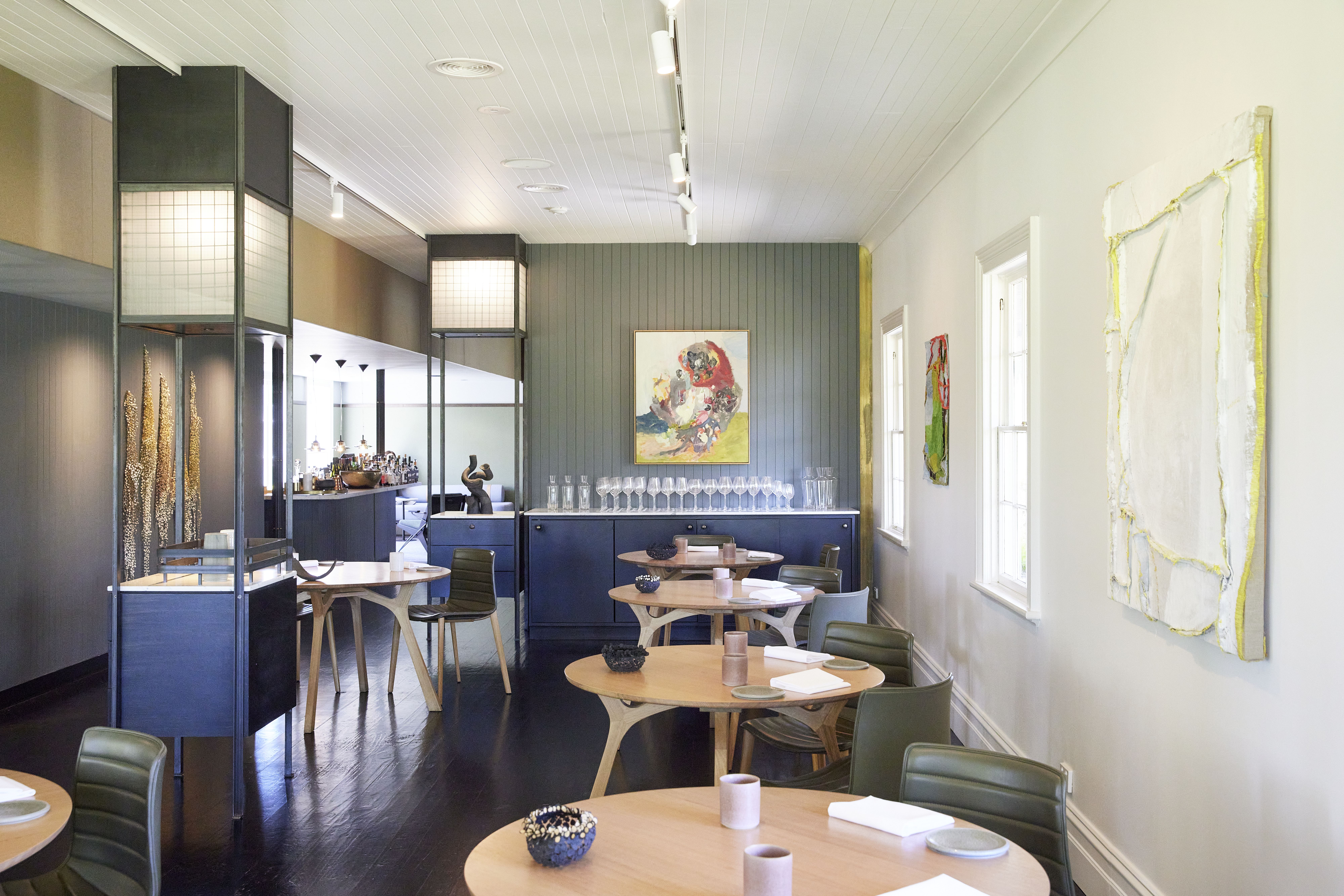 Dining room at Brae restaurant