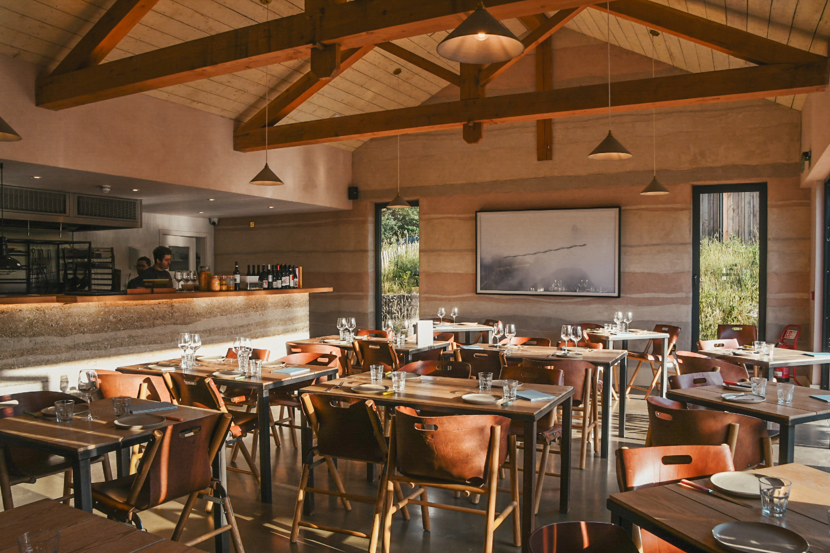 Interior shot of Knepp Wilding Kitchen