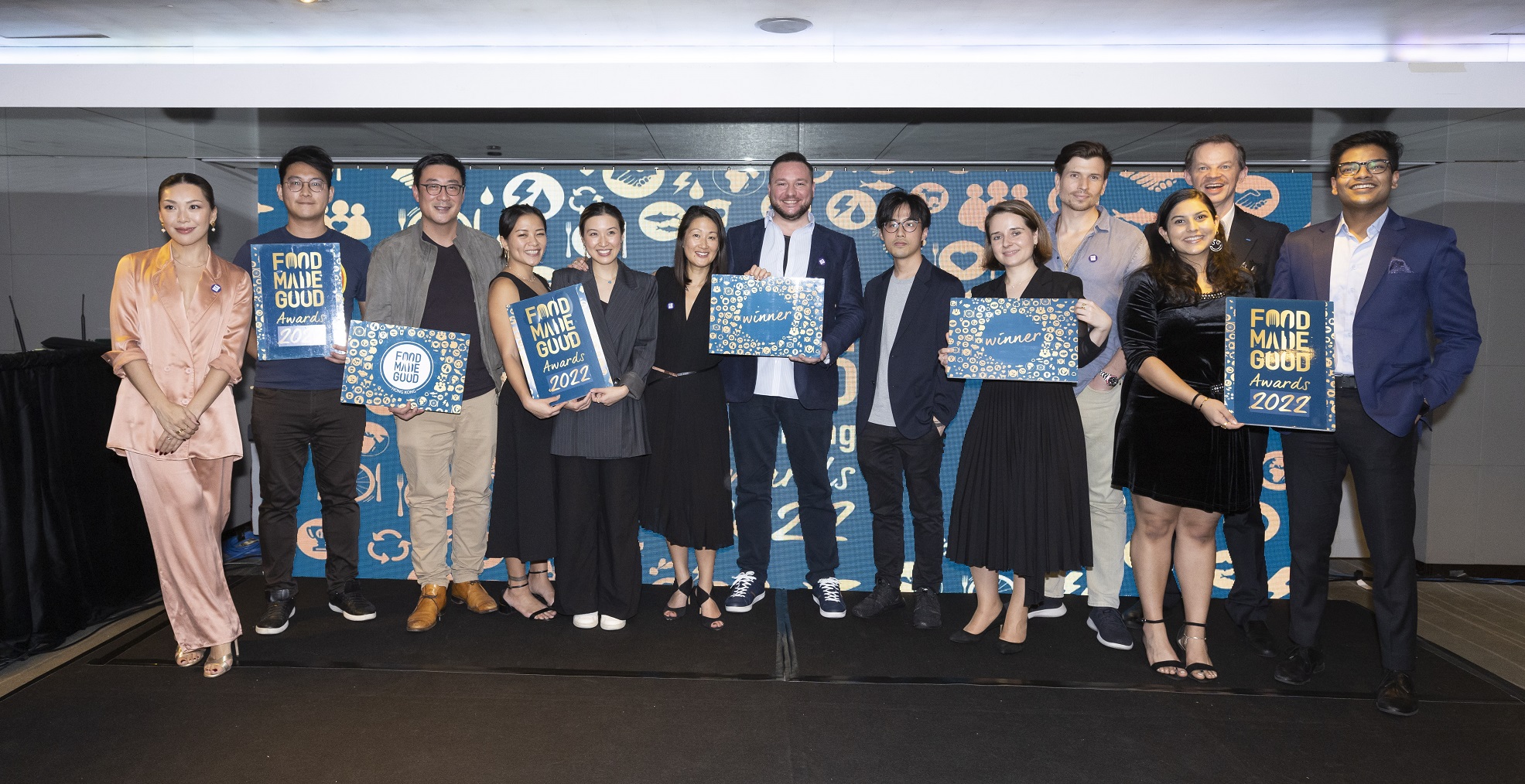Group of winners at Food Made Good Hong Kong Awards