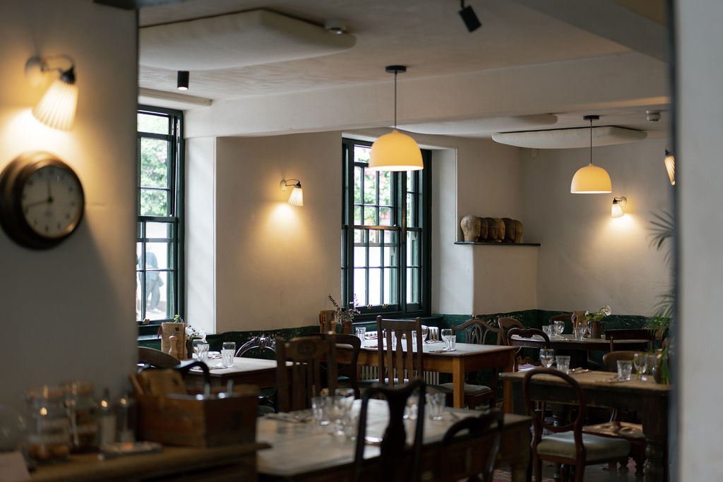 The interior at The Bull Inn, Totnes