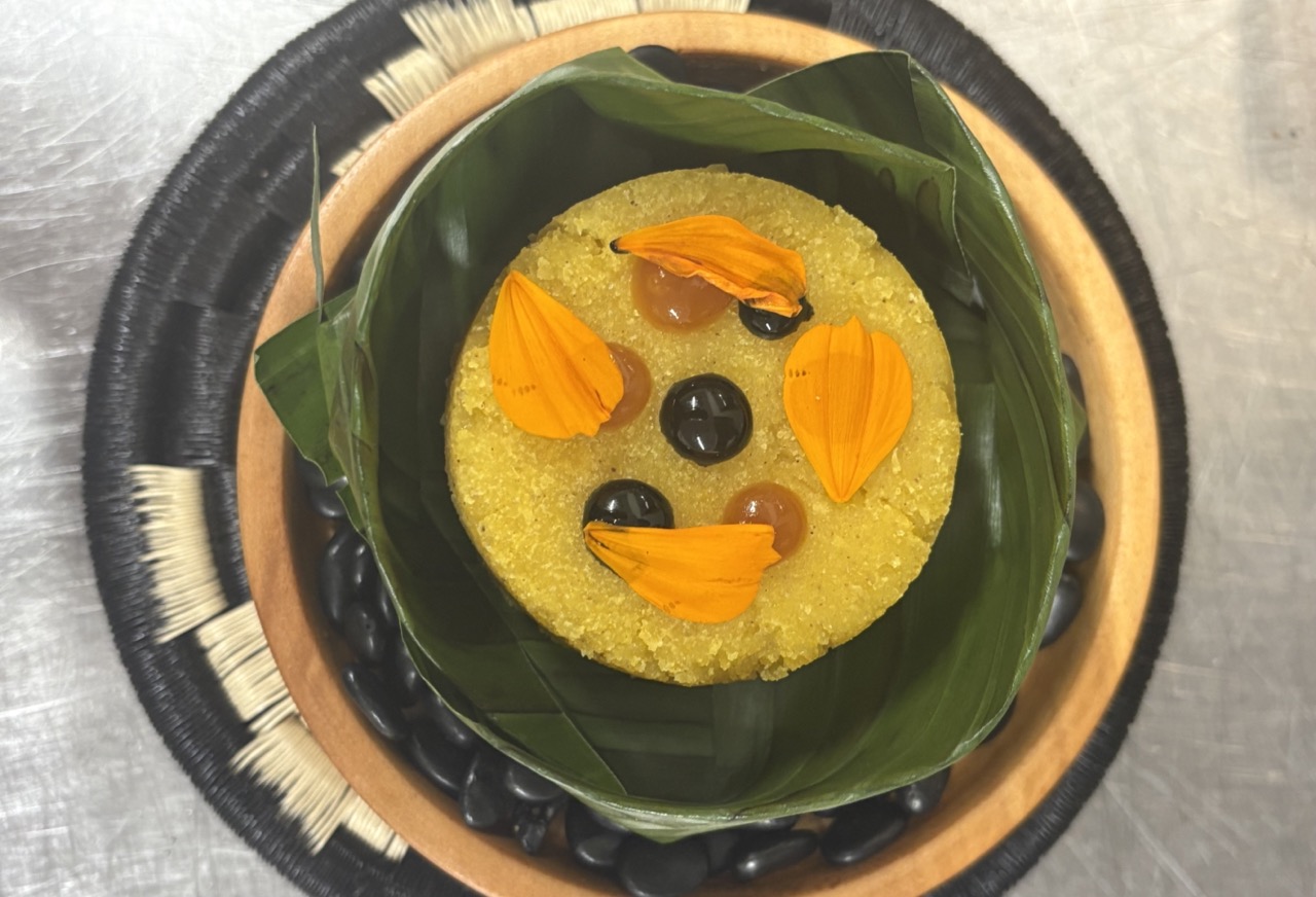 Overhead shot of beautiful food at Chef's Garden Puerto Rico