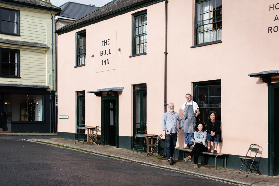 Exterior shot of The Bull Inn Totnes