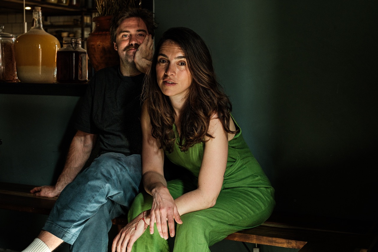 Lara Espírito Santos and George McLeod at SEM restaurant