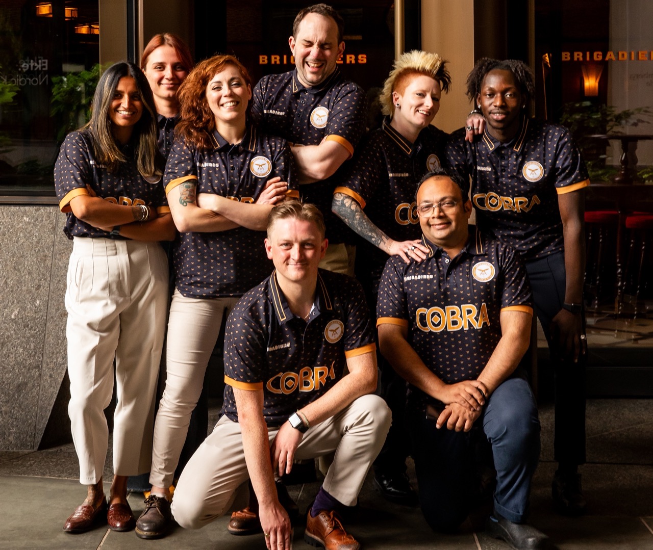 The team at JKS restaurant Brigadiers