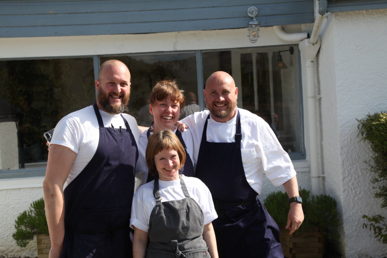 Chefs Lloyd Morse, Rosie Healey, Pam Brunton and James Ferguson
