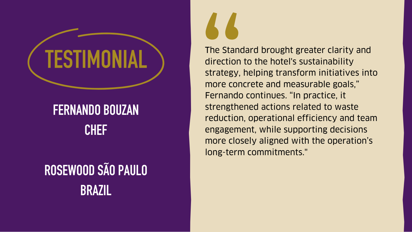 Testimonial graphic from Rosewood Sao Paulo