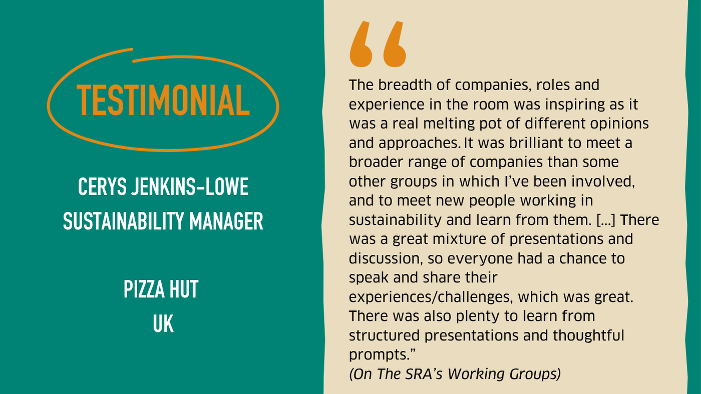 Testimonial graphic from Pizza Hut